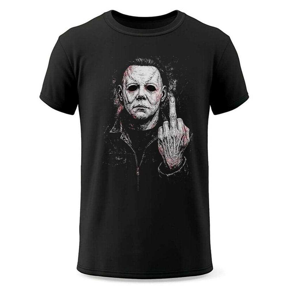 Michael Myers’ Middle Finger T-shirt Michael Myers’ Middle Finger T-shirt
