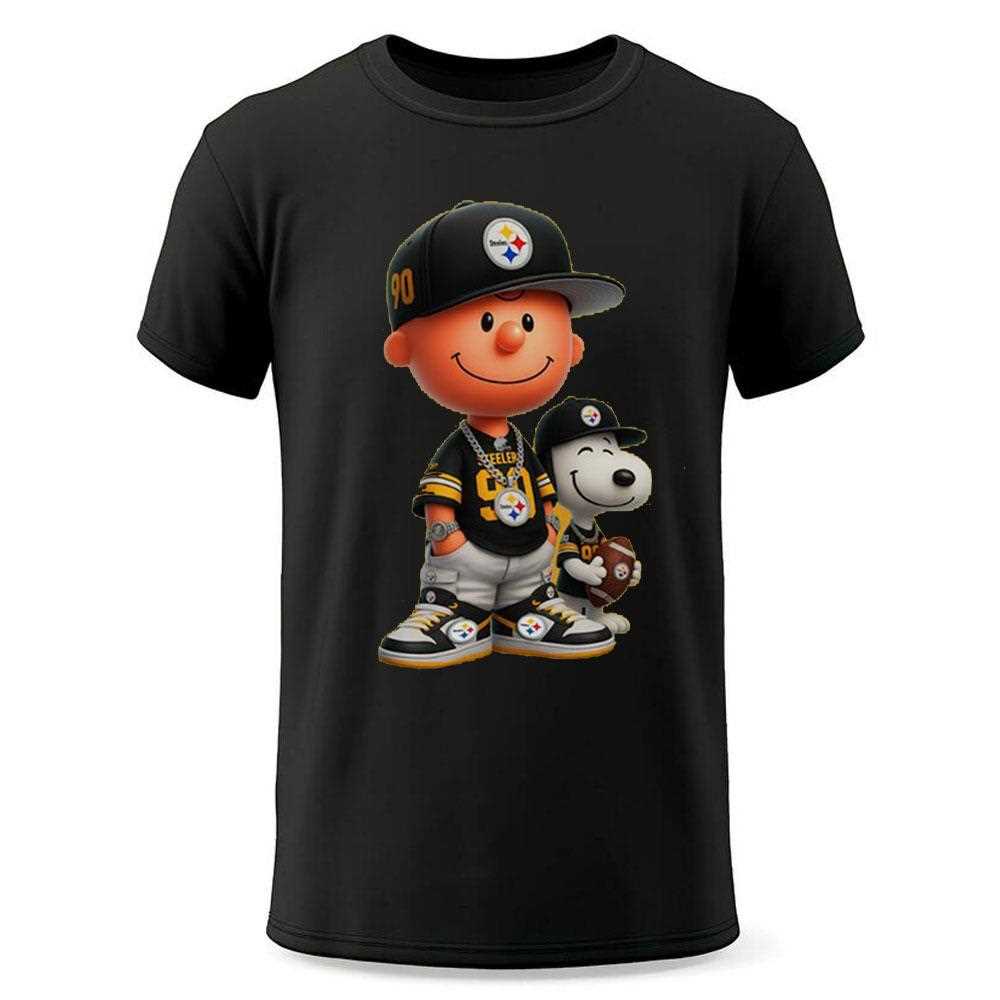 Pittsburgh Steelers Charlie Brown And Snoopy Shirt Pittsburgh Steelers Charlie Brown And Snoopy Shirt
