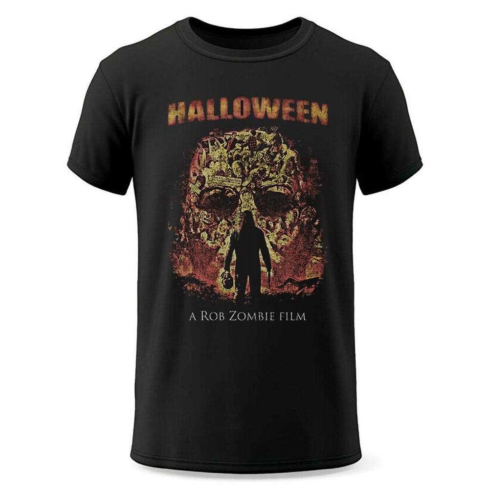Rob Zombie’s Halloween Skull Collage Shirt Rob Zombie’s Halloween Skull Collage Shirt