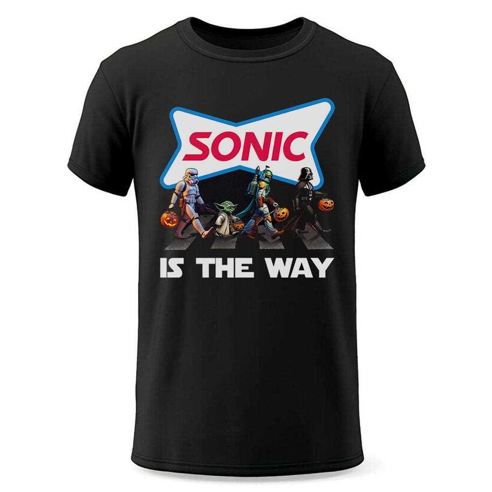 Sonic Star Wars Halloween Is The Way Tee Sonic Star Wars Halloween Is The Way Tee