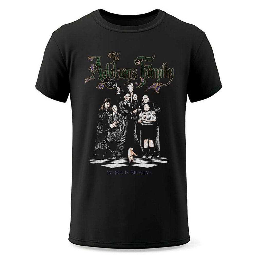 The Addams Family Original Cast And Weird Is Relative Tee The Addams Family Original Cast And Weird Is Relative Tee