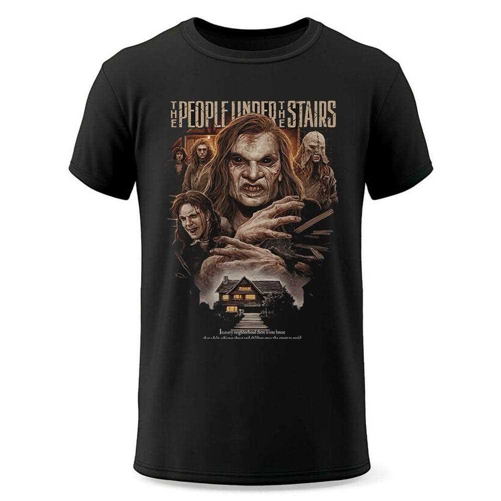 The People Under The Stairs Horrific Family And Haunted House Tee The People Under The Stairs Horrific Family And Haunted House Tee
