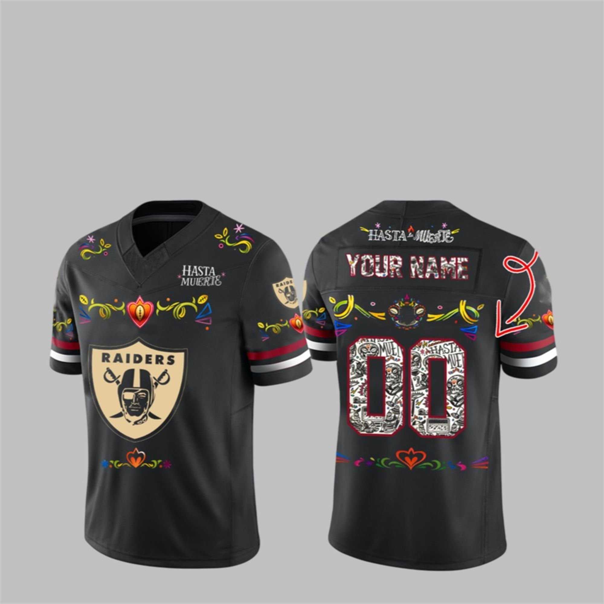 2025 Raiders Hasta La Muerte Jersey