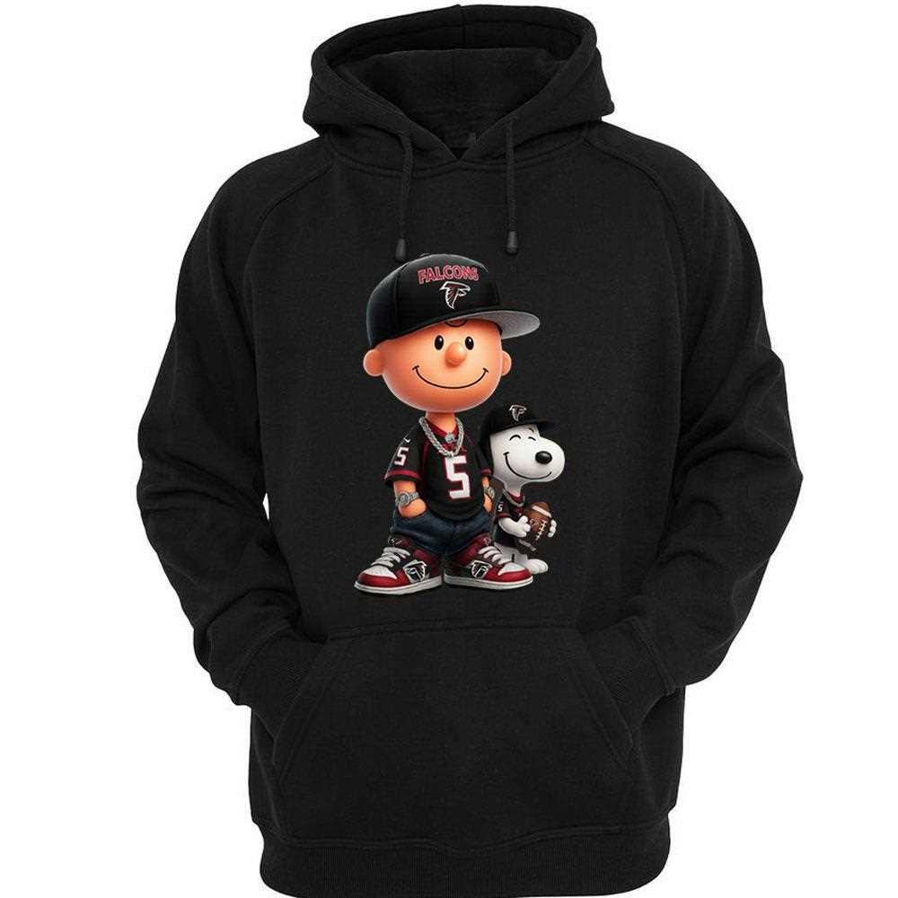 Atlanta Falcons Charlie Brown Snoopy Peanuts Crewneck Sweatshirt Atlanta Falcons Charlie Brown Snoopy Peanuts Crewneck Sweatshirt