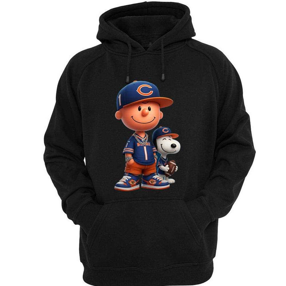 Chicago Bears Charlie Brown And Snoopy Shirt Chicago Bears Charlie Brown And Snoopy Shirt