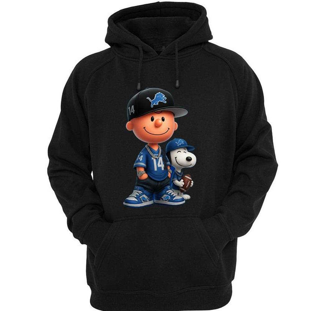 Detroit Lions Charlie Brown And Snoopy Shirt Detroit Lions Charlie Brown And Snoopy Shirt