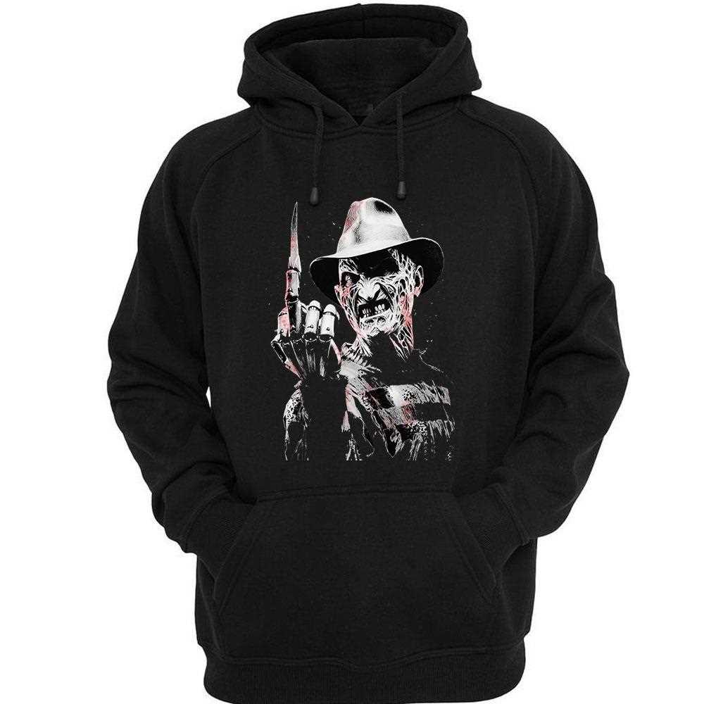 Freddy Krueger Middle Finger T-shirt Freddy Krueger Middle Finger T-shirt