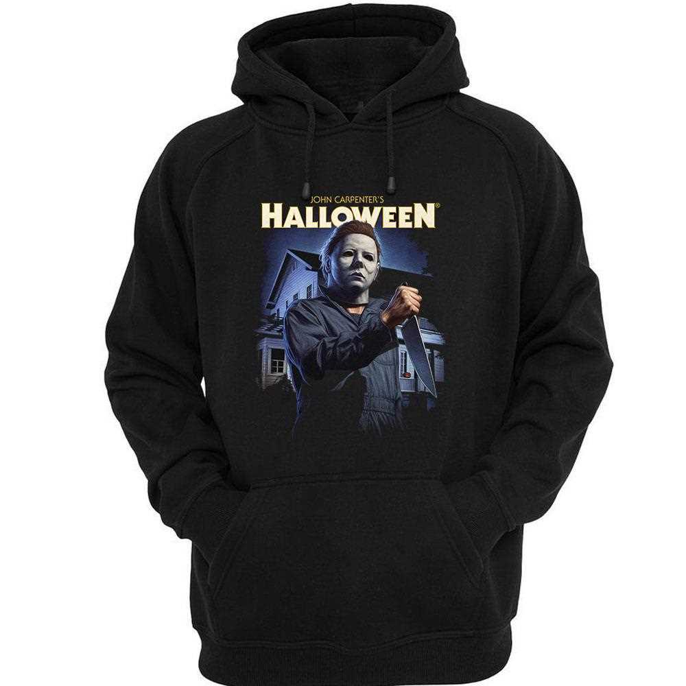 John Carpenter’s Halloween Michael Myers With Knife Shirt John Carpenter’s Halloween Michael Myers With Knife Shirt