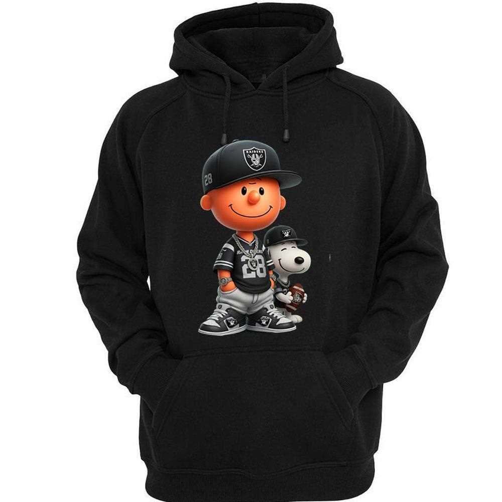 Las Vegas Raiders Charlie Brown And Snoopy Shirt Las Vegas Raiders Charlie Brown And Snoopy Shirt