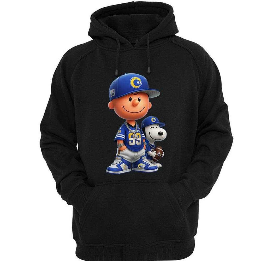 Los Angeles Rams Charlie Brown And Snoopy Shirt Los Angeles Rams Charlie Brown And Snoopy Shirt
