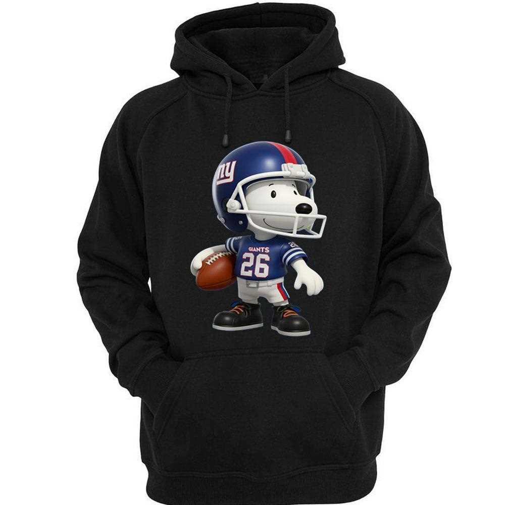 New York Giants Snoopy Football Sweatshirt New York Giants Snoopy Football Sweatshirt