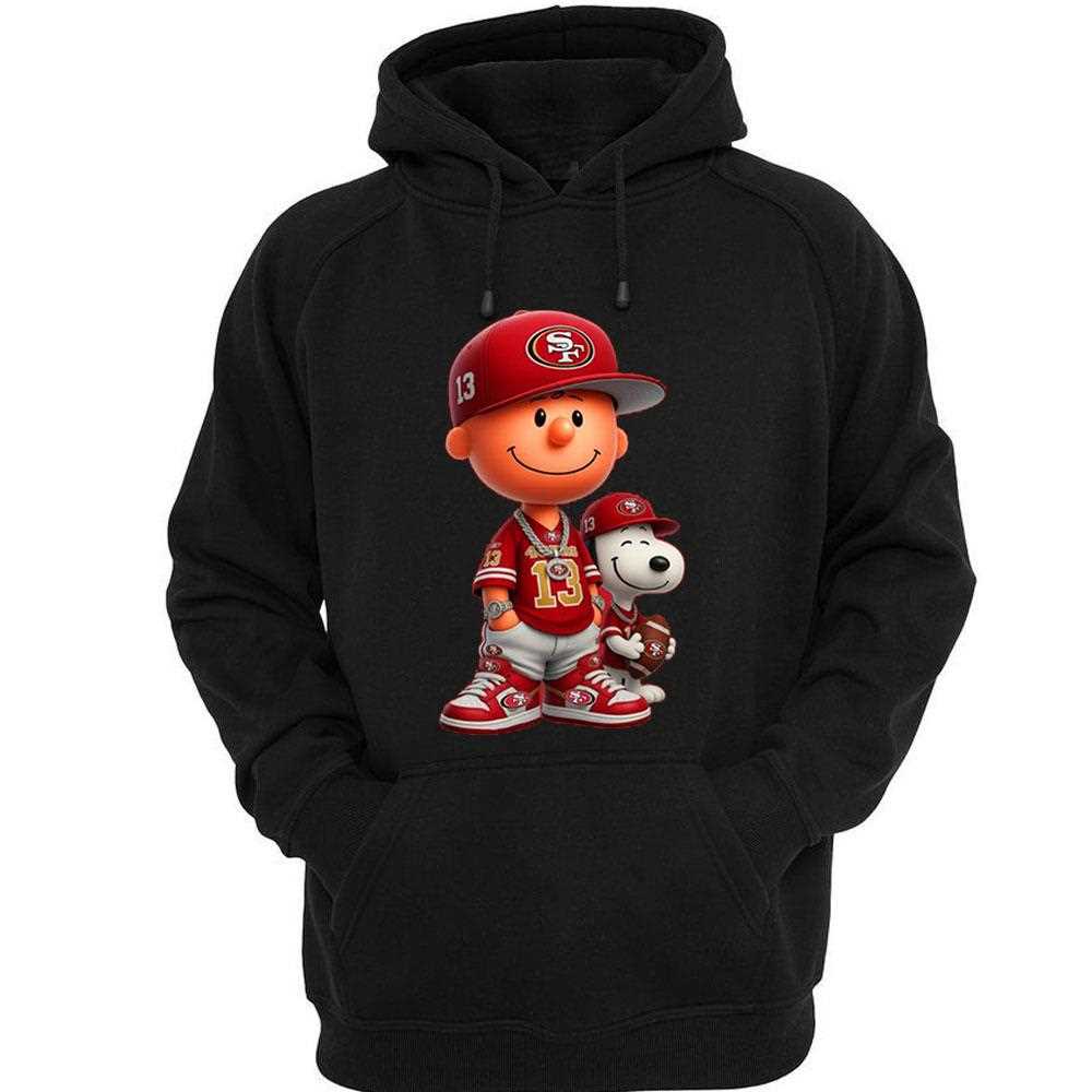 San Francisco 49ers Charlie Brown And Snoopy Shirt San Francisco 49ers Charlie Brown And Snoopy Shirt