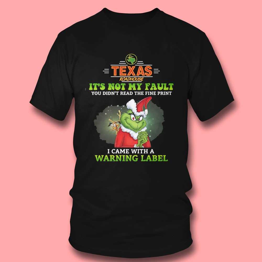 Grinch Subway Warning Label T-shirt Grinch Subway Warning Label T-shirt