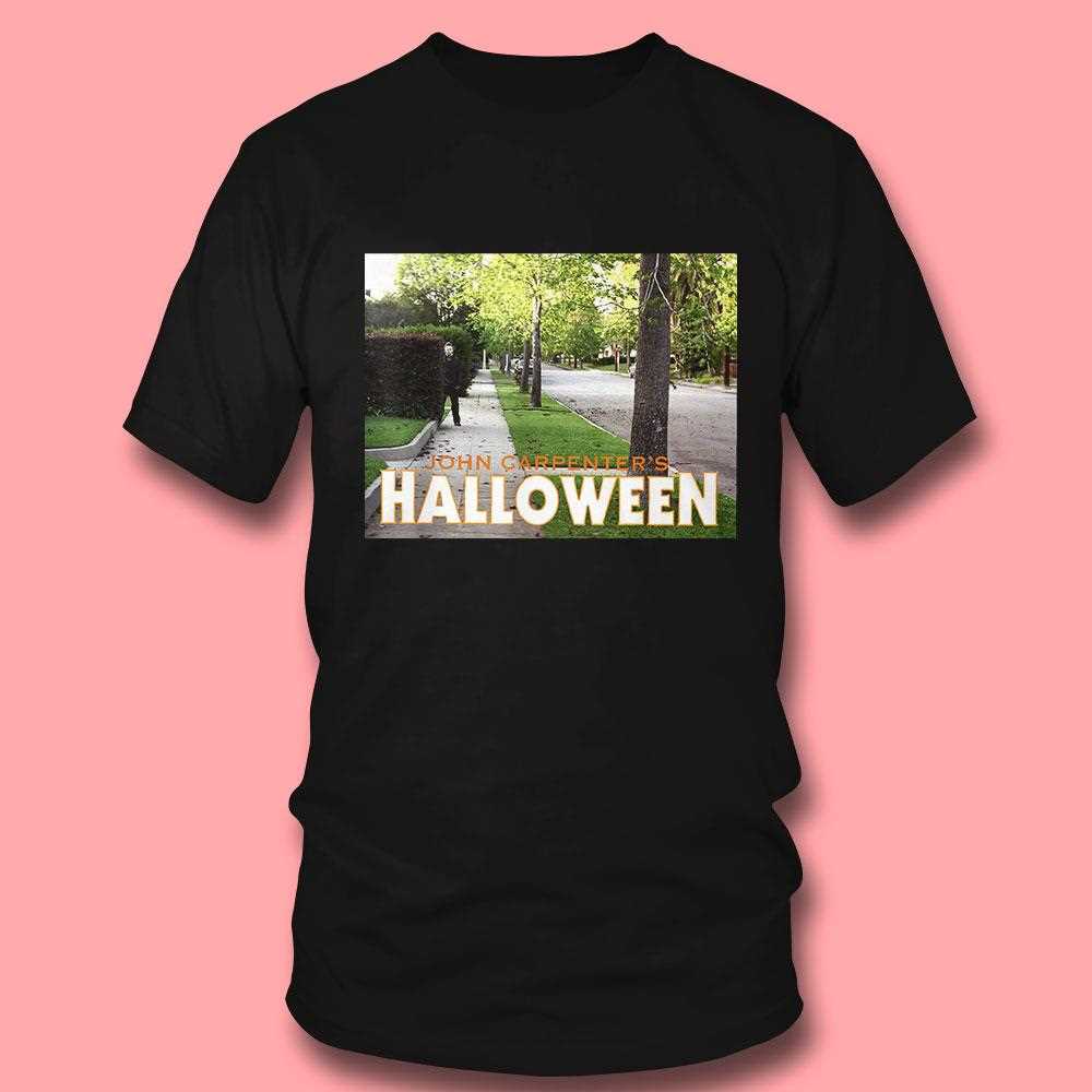 John Carpenter’s Halloween Michael Myers Street Scene T-shirt John Carpenter’s Halloween Michael Myers Street Scene T-shirt