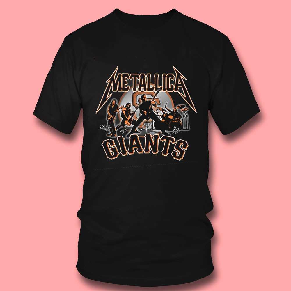 Metallica X Giants Band Caricature Tee