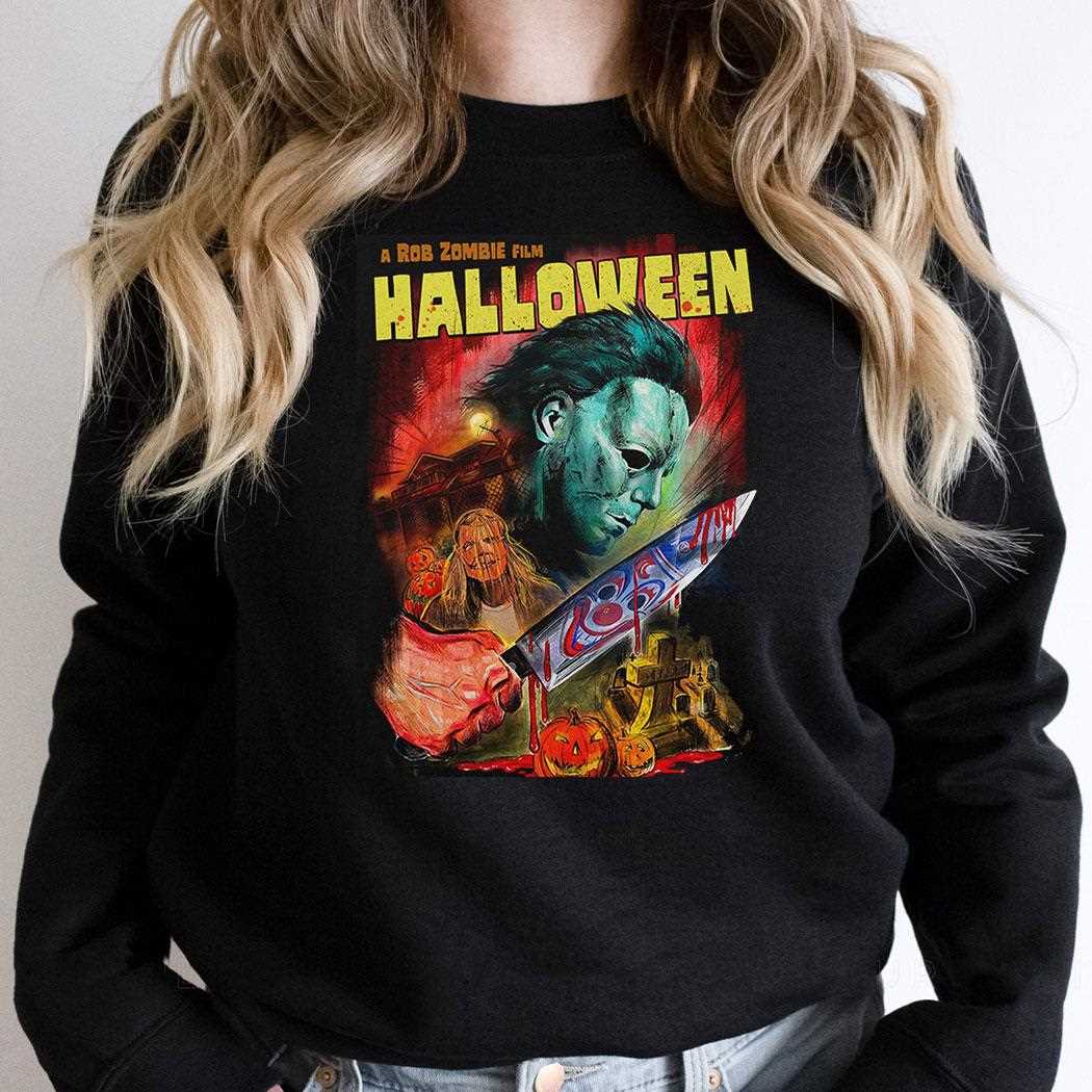 Rob Zombie’s Halloween 2007 Poster T-shirt Rob Zombie’s Halloween 2007 Poster T-shirt