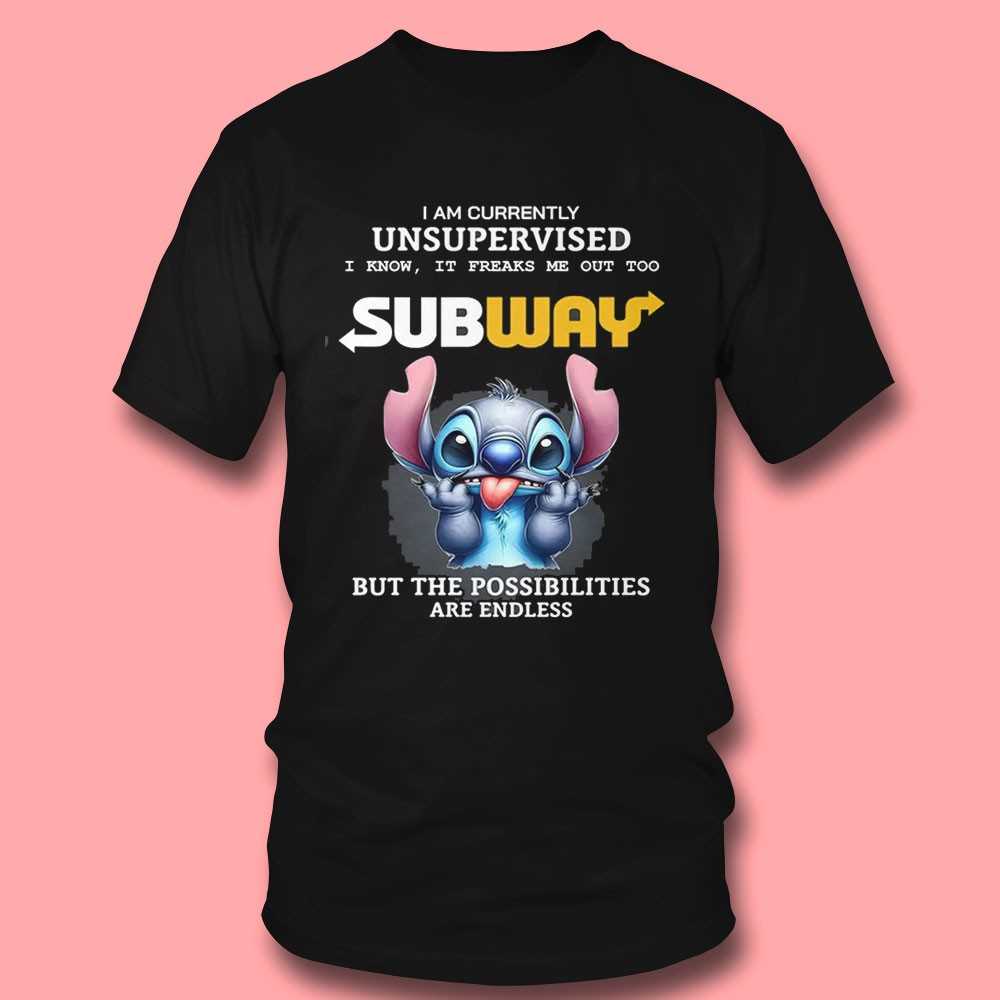 Stitch Texas Roadhouse Unsupervised Endless Possibilities T-shirt