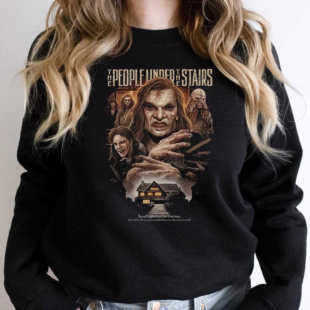 The People Under The Stairs Horrific Family And Haunted House Tee The People Under The Stairs Horrific Family And Haunted House Tee