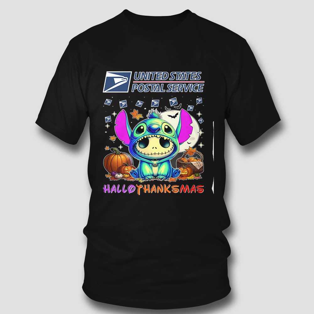 United States Postal Service Stitch Hallothanksmas T-shirt United States Postal Service Stitch Hallothanksmas T-shirt