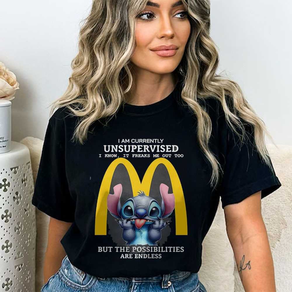 Stitch Mcdonald’s Unsupervised Endless Possibilities T-shirt Stitch Mcdonald’s Unsupervised Endless Possibilities T-shirt