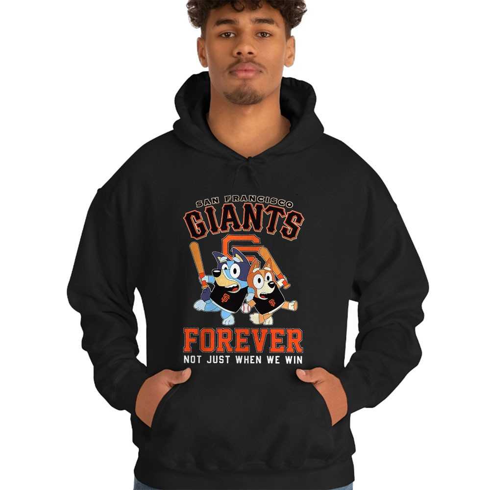 Bluey And Bingo San Francisco Giants Forever Tee Bluey And Bingo San Francisco Giants Forever Tee