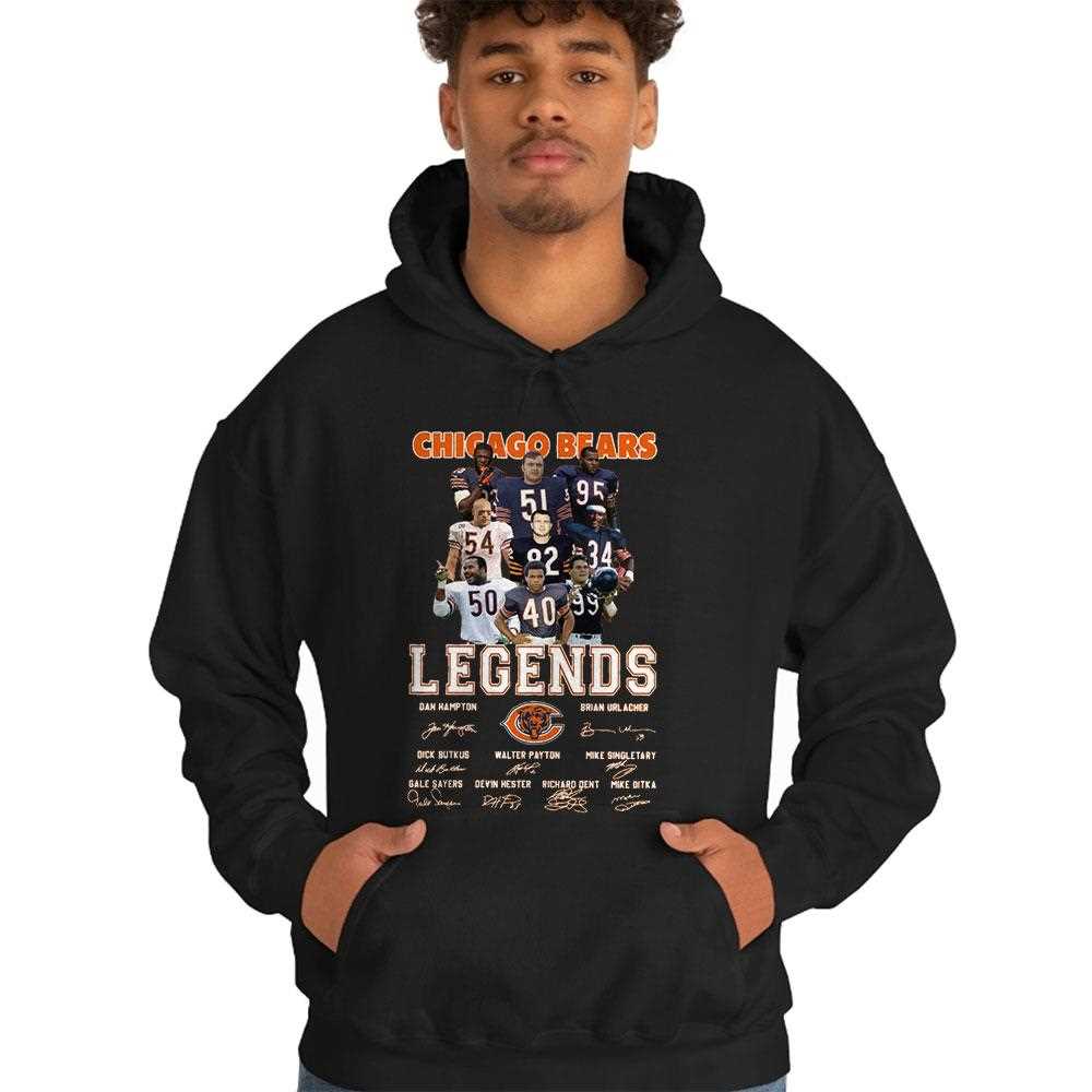 Chicago Bears Legends Walter Payton Mike Singletary Tee Chicago Bears Legends Walter Payton Mike Singletary Tee