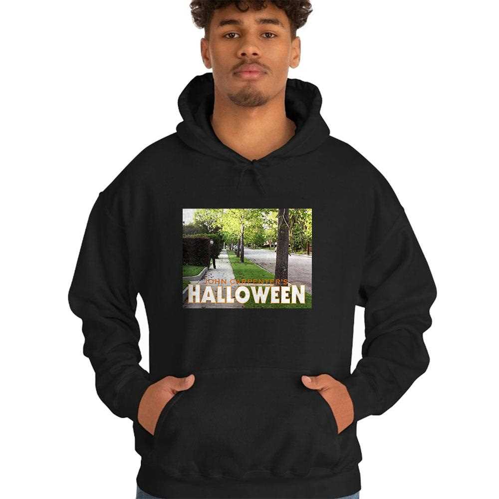 John Carpenter’s Halloween Michael Myers Street Scene T-shirt John Carpenter’s Halloween Michael Myers Street Scene T-shirt