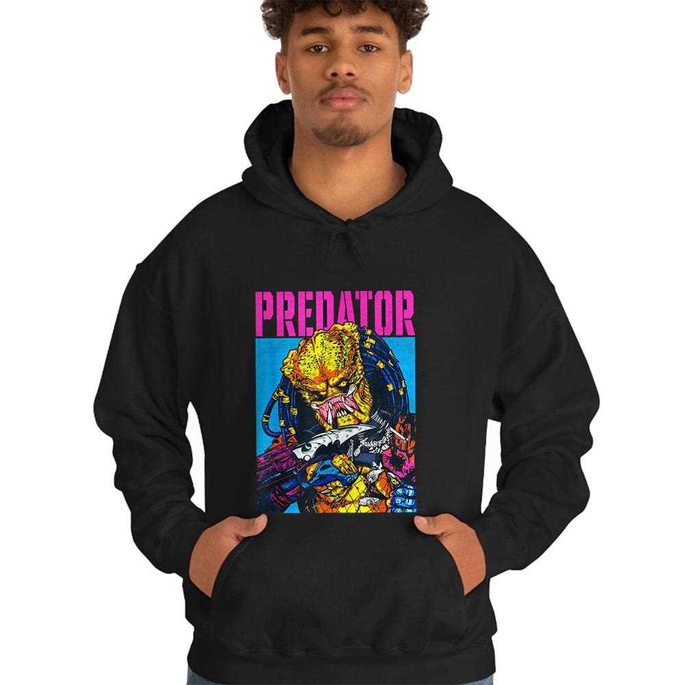 Predator Psychedelic Hunter Portrait Tee Predator Psychedelic Hunter Portrait Tee