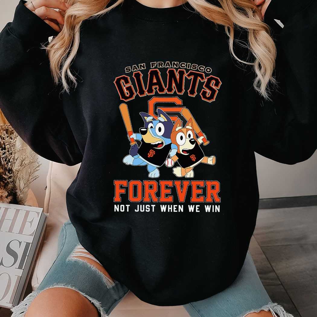 Bluey And Bingo San Francisco Giants Forever Tee Bluey And Bingo San Francisco Giants Forever Tee