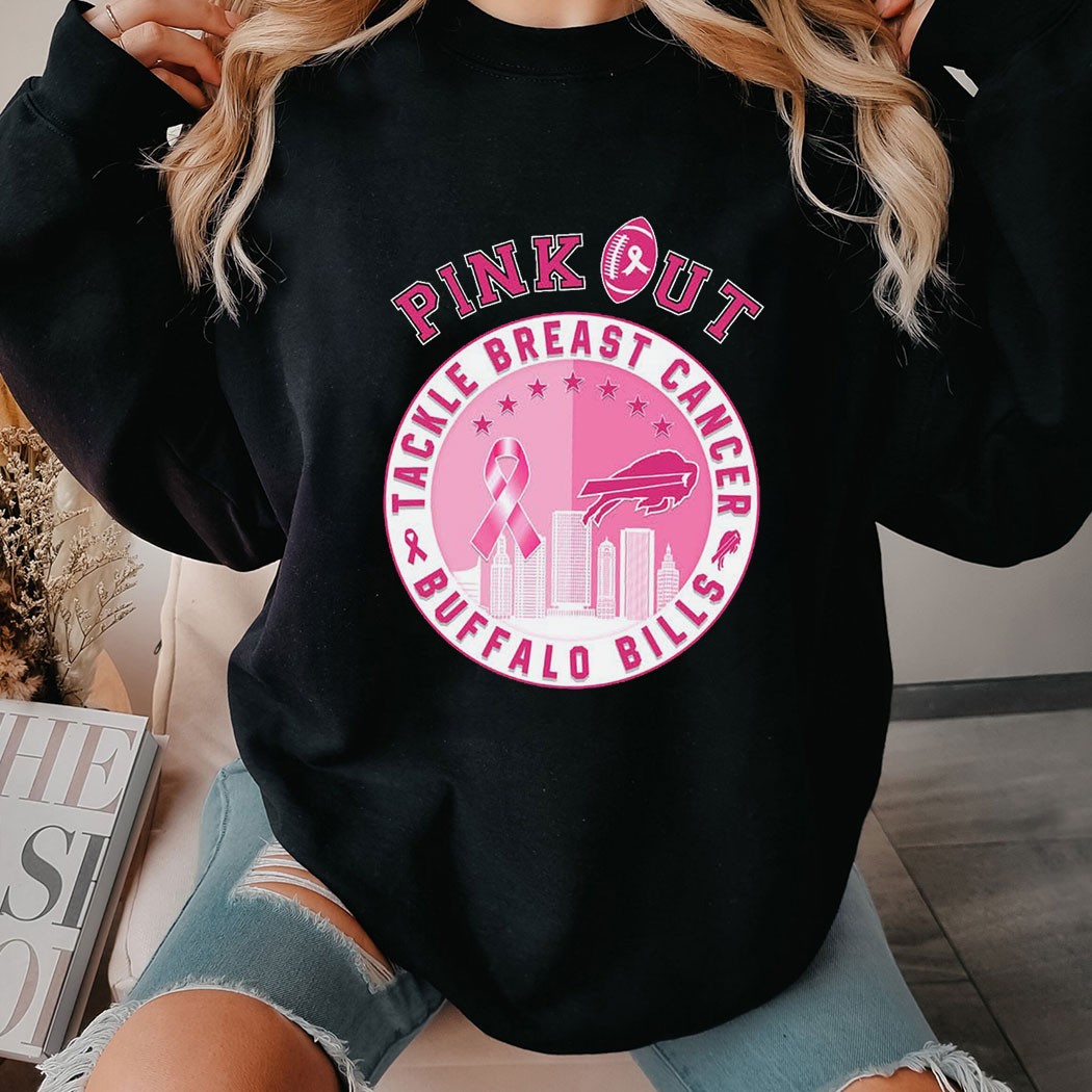 Buffalo Bills Pink Out Breast Cancer Awareness T-shirt Buffalo Bills Pink Out Breast Cancer Awareness T-shirt