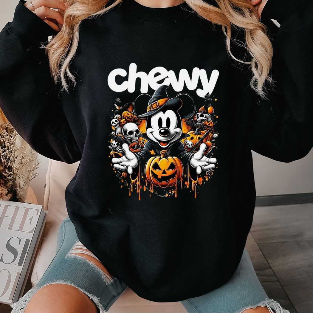 Chewy Halloween Mickey Tee Shirt Chewy Halloween Mickey Tee Shirt