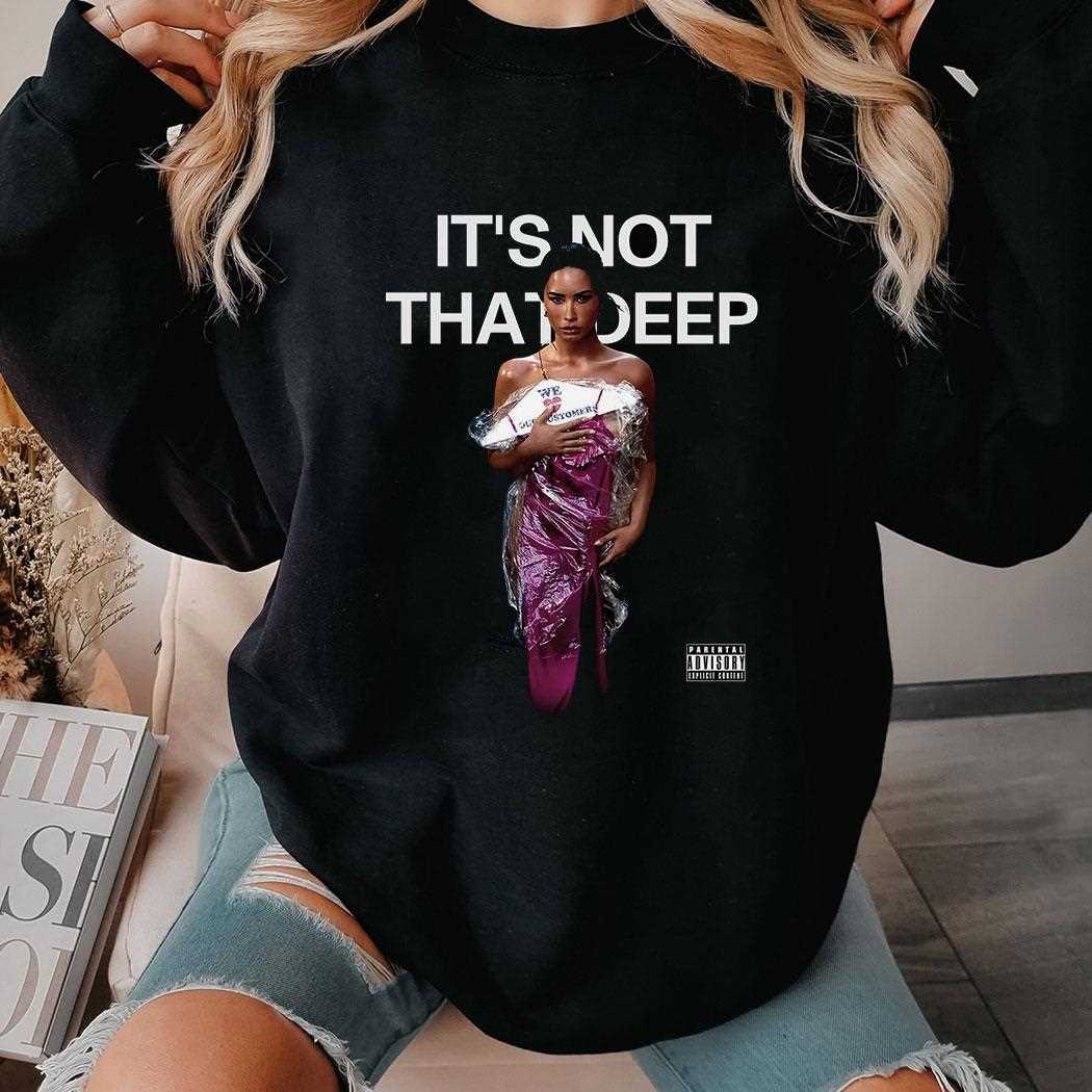 Demi Lovato It’s Not That Deep Tee Demi Lovato It’s Not That Deep Tee