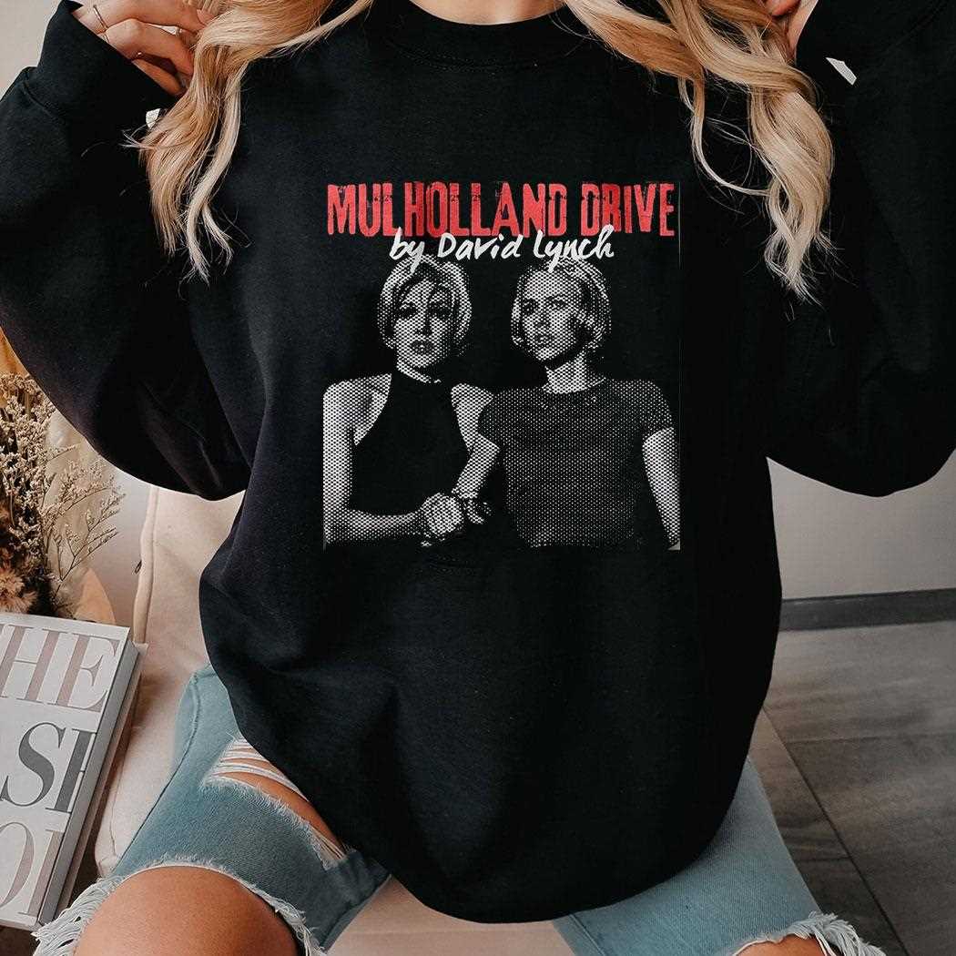 Mulholland Drive By David Lynch Movie Poster T-shirt Mulholland Drive By David Lynch Movie Poster T-shirt