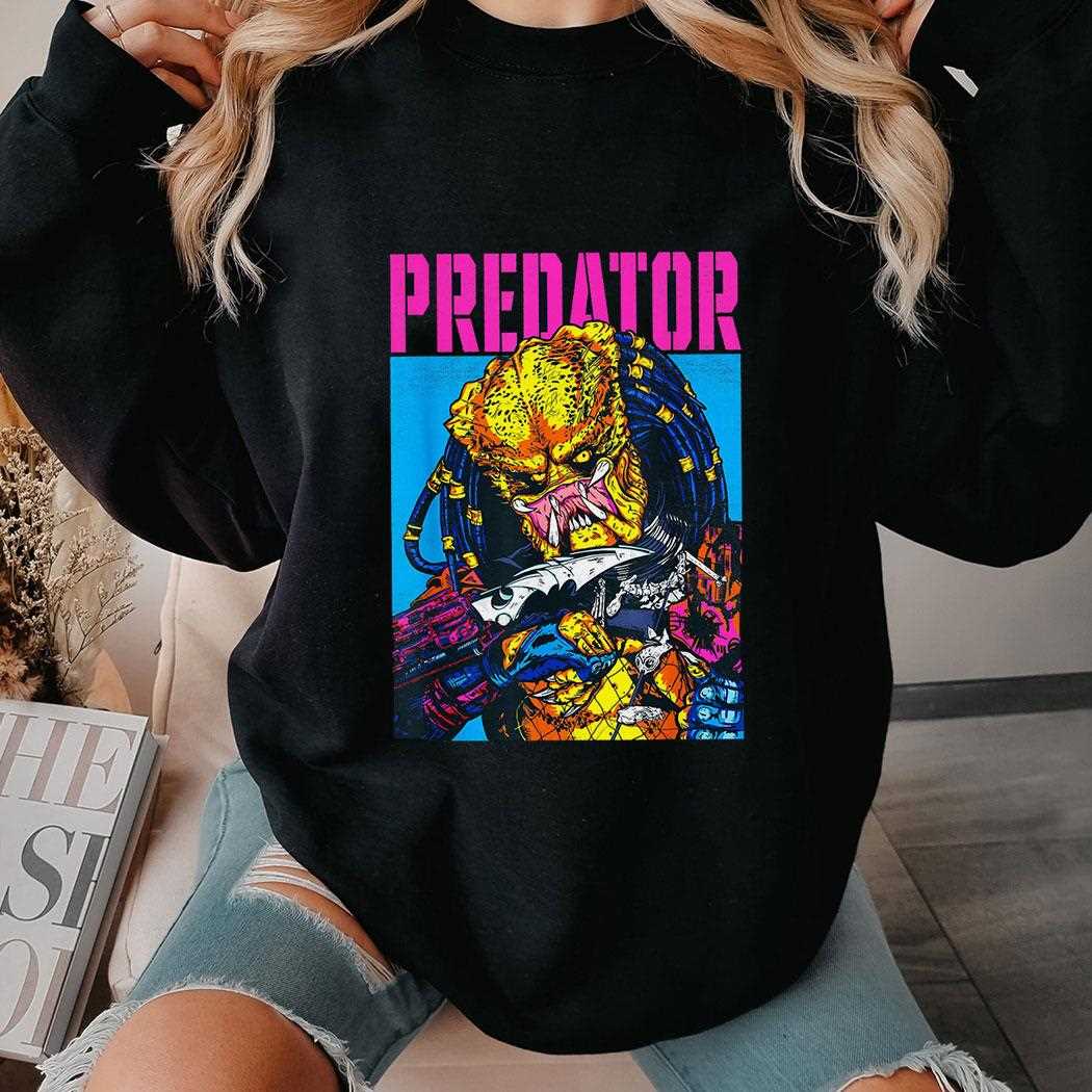 Predator Psychedelic Hunter Portrait Tee Predator Psychedelic Hunter Portrait Tee