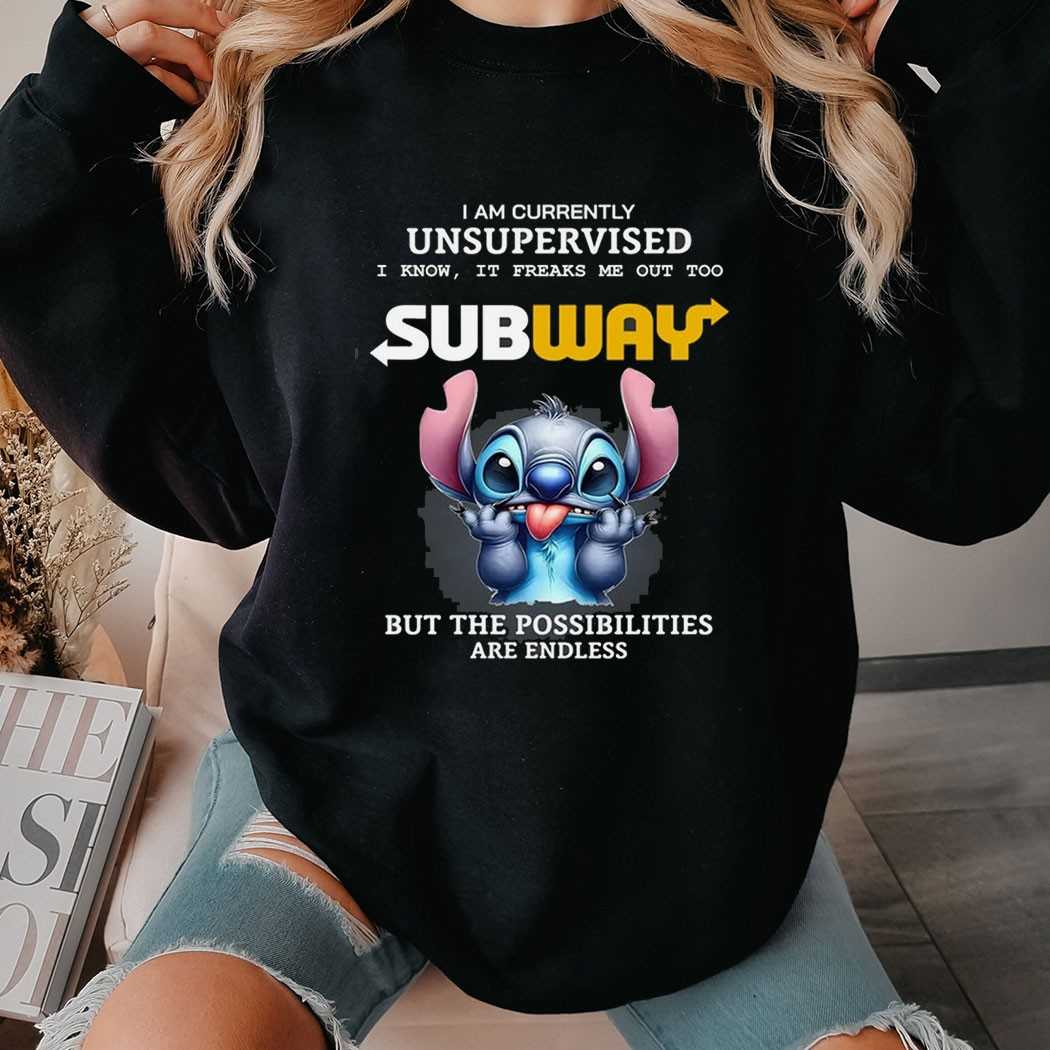 Stitch Subway Unsupervised Endless Possibilities T-shirt Stitch Subway Unsupervised Endless Possibilities T-shirt