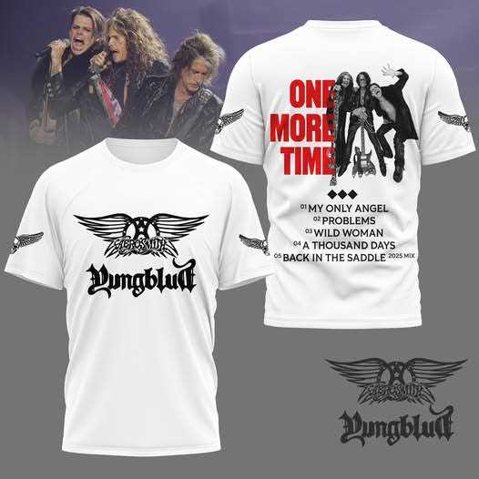 Aerosmith One More Time Yungblud Collaboration Shirt