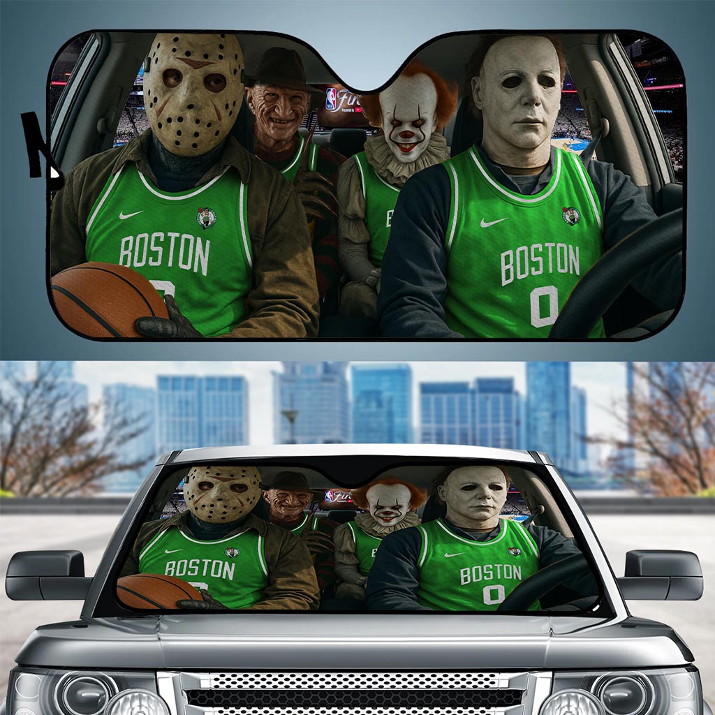 Atlanta Falcons Jason Freddy Pennywise Michael Myers Car Auto Sunshade