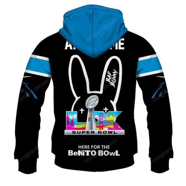 Carolina Panthers X Bad Bunny Super Bowl Lx 2026 Hoodie