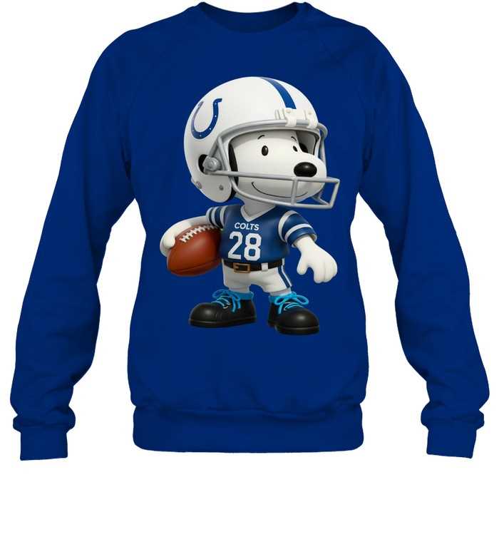 Indianapolis Colts Snoopy Football Sweatshirt Indianapolis Colts Snoopy Football Sweatshirt