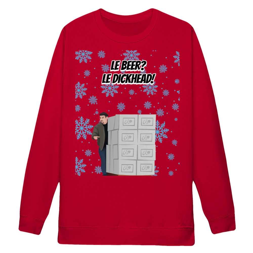 Le Beer Le Dickhead The French Guy Christmas Shirt Le Beer Le Dickhead The French Guy Christmas Shirt