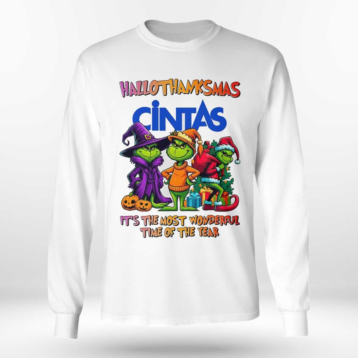 Cintas Hallothanksmas Grinch Trio Tee Cintas Hallothanksmas Grinch Trio Tee