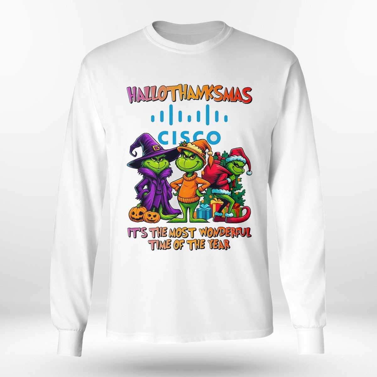 Cisco Hallothanksmas Grinch Trio Tee Cisco Hallothanksmas Grinch Trio Tee