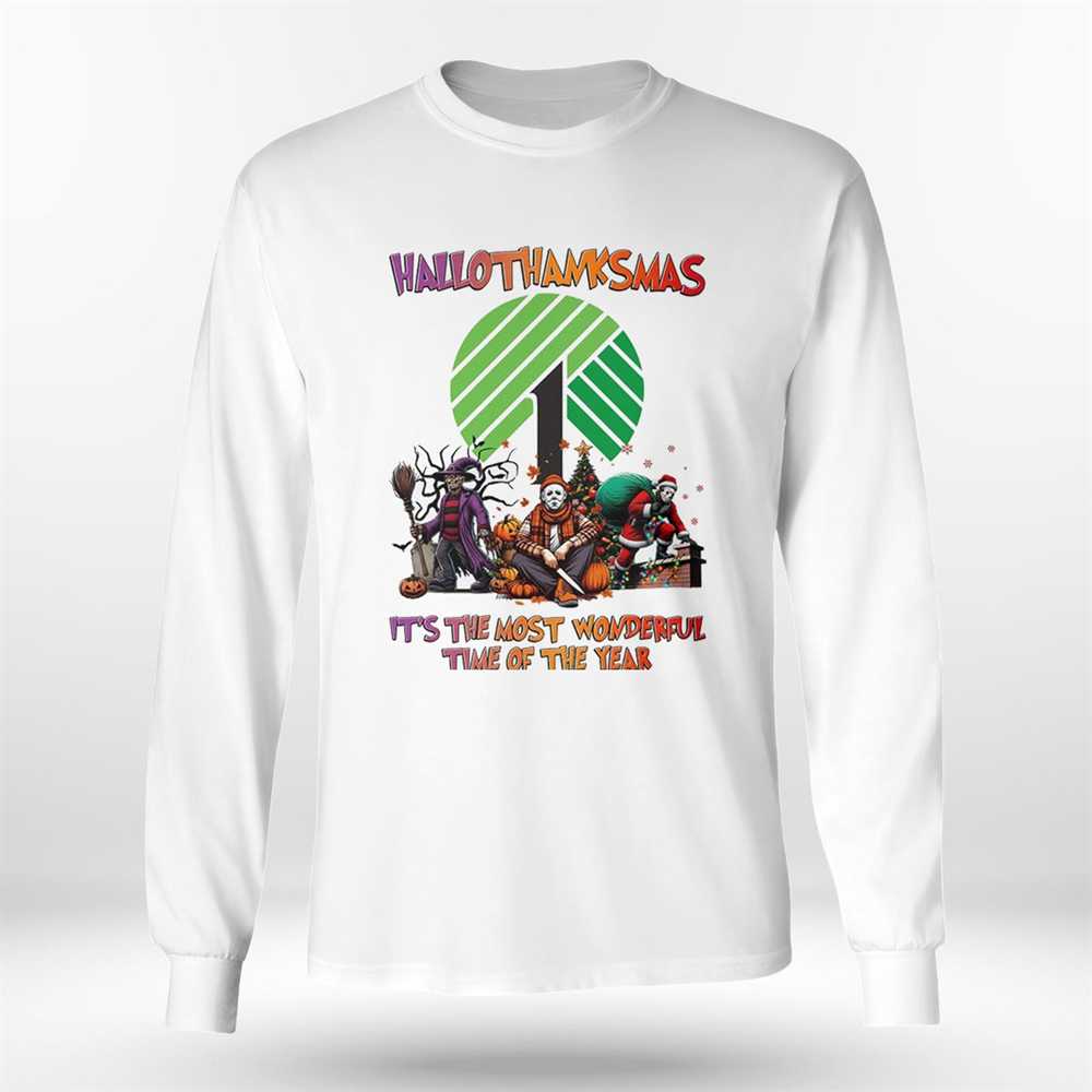 Hallothanksmas Horror Crew Dollar Tree It’s The Most Wonderful Time Of The Year Tee Hallothanksmas Horror Crew Dollar Tree It’s The Most Wonderful Time Of The Year Tee