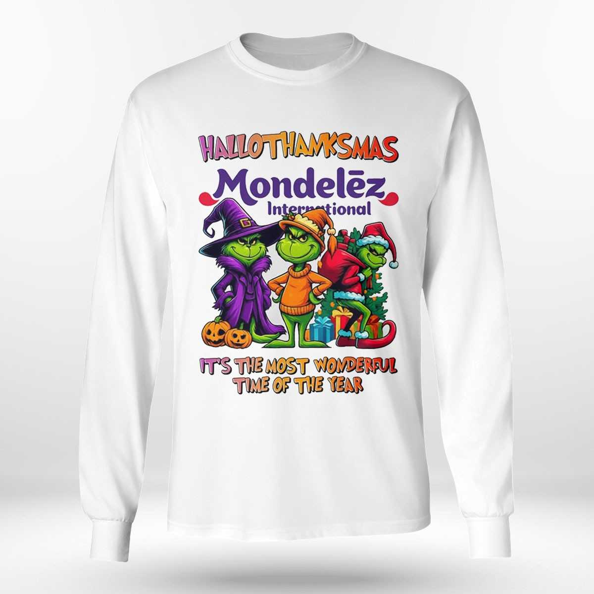 Mondelez International Hallothanksmas Grinch Trio Tee Mondelez International Hallothanksmas Grinch Trio Tee