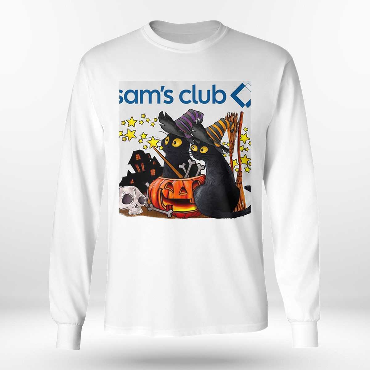 Sam’s Club Halloween Black Cats Tee Sam’s Club Halloween Black Cats Tee