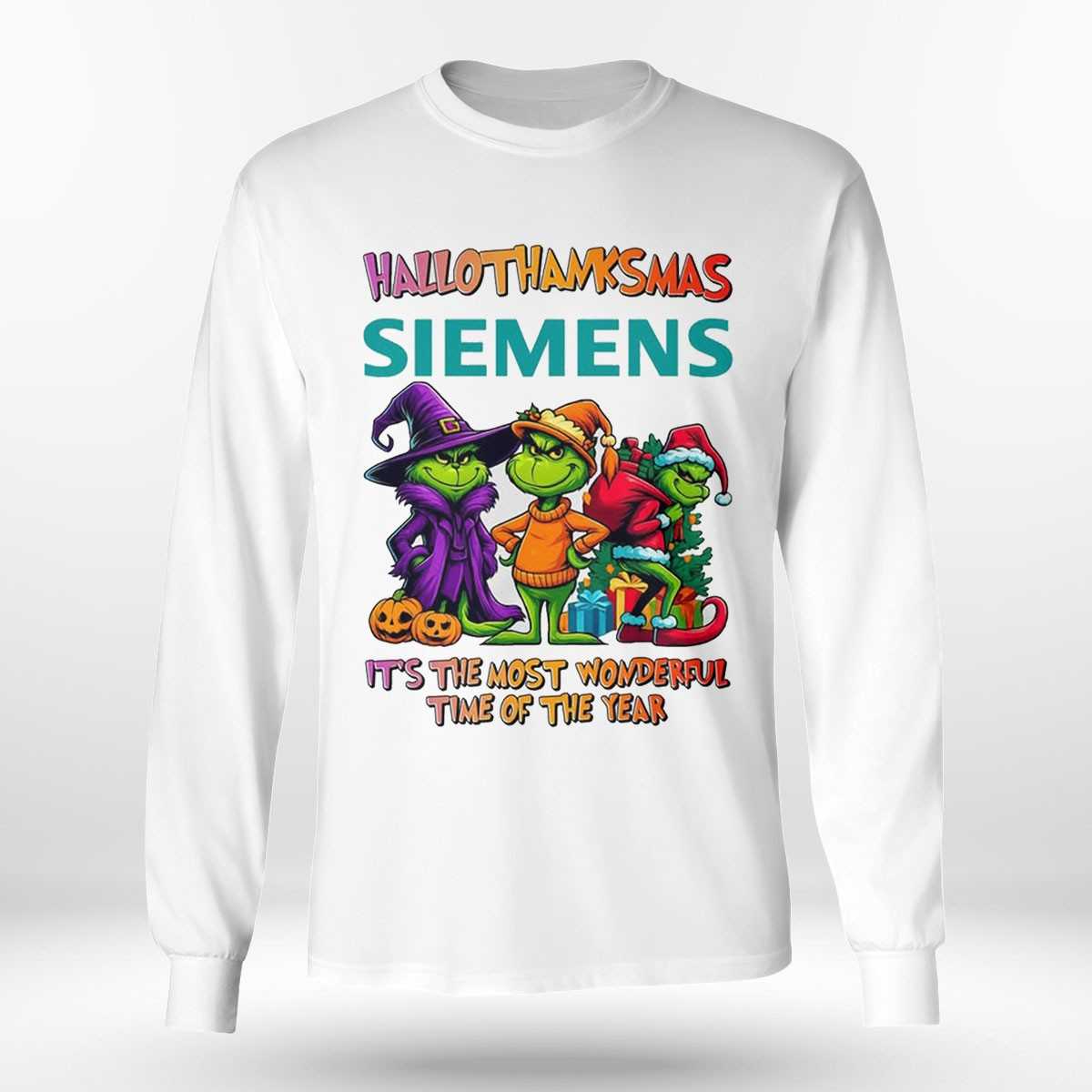 Siemens Hallothanksmas Grinch Trio Tee Siemens Hallothanksmas Grinch Trio Tee