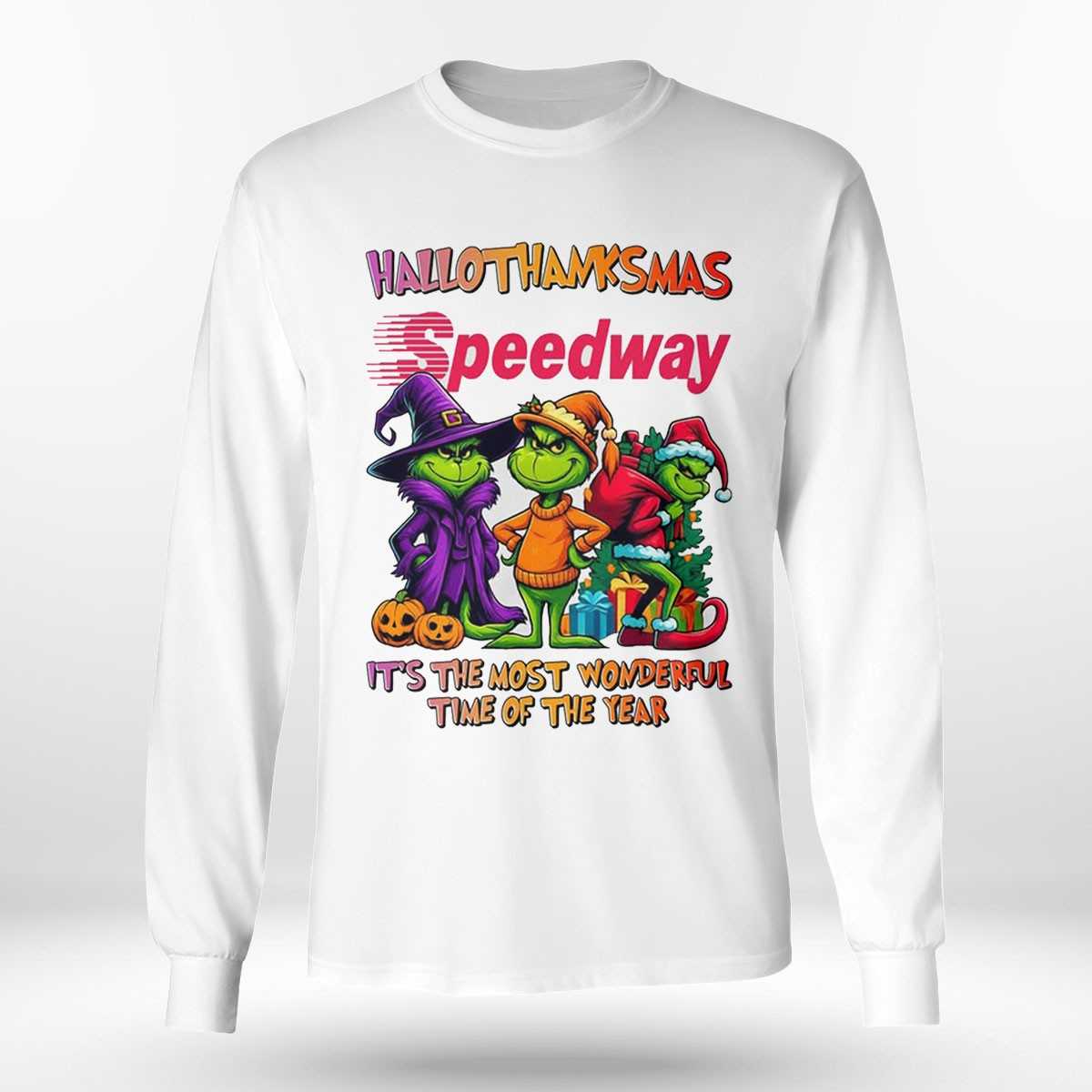 Speedway Hallothanksmas Grinch Trio Tee Speedway Hallothanksmas Grinch Trio Tee
