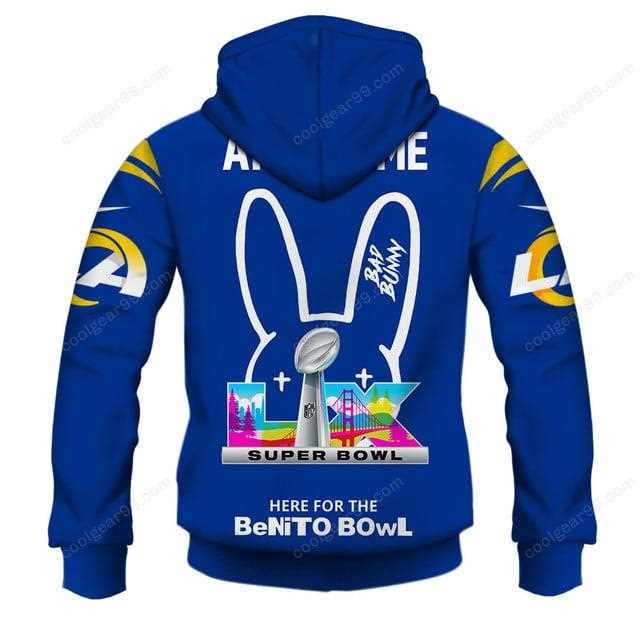 Los Angeles Rams X Bad Bunny Super Bowl Lx 2026 Hoodie