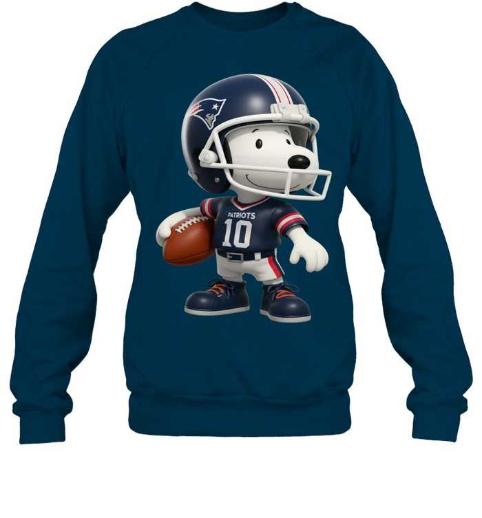 New England Patriots Snoopy Football Sweatshirt New England Patriots Snoopy Football Sweatshirt