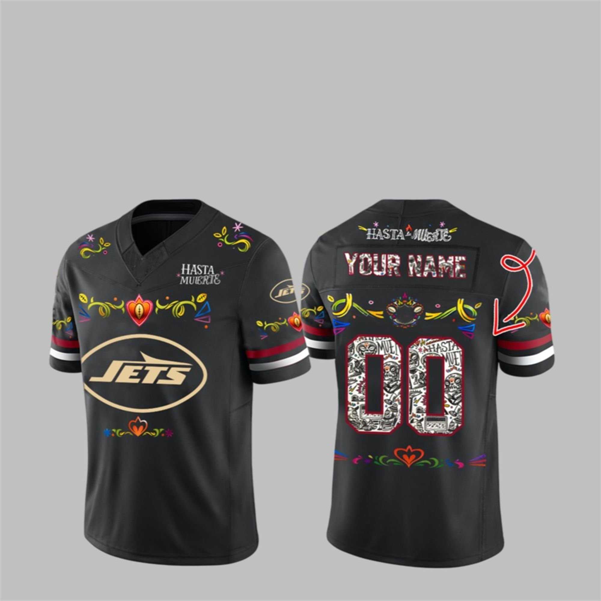 New York Jets Hasta La Muerte 2025 Jersey
